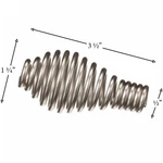 Buck Stove Nickel Spring Handle: PO100150B. Fixed Price $14.95.