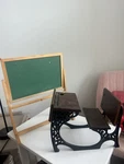 American Girl Samantha School Desk And Chalkboard Pleasant Company Cast Iron. Fixed Price $69.00.