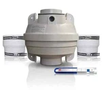 Suncourt Mitigation Kit 4" Fan, Couplers + Air Pressure Indicator. Fixed Price $169.95.