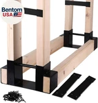 Outdoor Firewood Log Storage Bracket Kit,fireplace Holder-adju. Fixed Price $66.25.