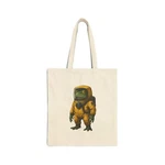 Cotton Canvas Tote Bag 15X16 Frog In Hazmat Suit Sci-fi Art. Fixed Price $20.99.