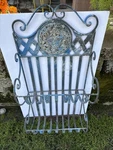 Heavy-rustic Blue-wrought Iron-double Wall Planter-best Reasonable Offer. Fixed Price $184.50.