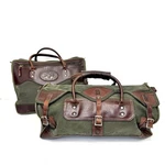 Vintage Orvis Battenkill Duffle & Messenger Bag Set Canvas/leather. Fixed Price $175.00.