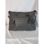 Willow Wood Gray Tote Bag Crossbody Purse Front Pocket Tassel Accent. Fixed Price $40.00.