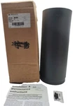 Amerivent Stove Pipe 6'' 18'' Adjustable Length Black 6DCC-18A-BK. Fixed Price $49.99.