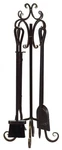 Panacea 15916 Brushed Bronze Brown Fireplace Tool Set 29 X 10 In.. Fixed Price $86.29.