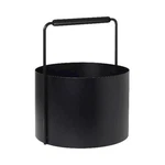 Blomus Ashi Firewood Basket, Brown Handle - 66165. Fixed Price $309.95.