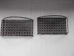 2-MID Century Modern Metal Mesh Atomic Caddy-holder?. Fixed Price $19.99.
