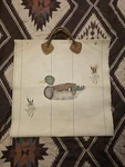 Vtg 70S 80S Sawtooth Tag Ll Bean Canvas Log Tote Firewood Bag Duck Print Rare. Fixed Price $249.99.