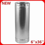 Duravent 6GV36 Aluminum B 6" Inner Diameter -type Round Gas Pipe R19. Fixed Price $49.99.
