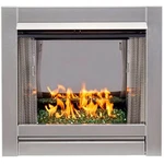 Duluth Forge Ventless Outdoor Gas Fireplace INSERT,24K BTU,MANUAL,DF450SS-G-REM. Fixed Price $1439.99.
