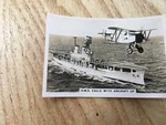 Hms Eagle Aircraft Carrier S1696 Art Deco Small Photo On Trade Card 7/5CM. Fixed Price $20.38.