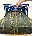 Filson 11070280 Rugged Twill Bridle Leather Maple Bark Camo Log Carrier Tote. Fixed Price $165.00.