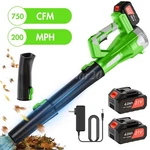 Cordless Leaf Blower 750CFM/200MPH & 6 Speed Levels Electric W/2 Batteries 4.0AH. Fixed Price $39.99.