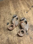Vermont Castings Intrepid Defiant Stove Iron Dragons Shelf Brackets Finials. Fixed Price $79.99.