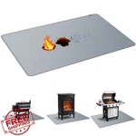 Pawbose 60X40 Grill Mat, Double-sided Outdoor Bbq Patio Fireproof Pad. Fixed Price $44.99.