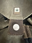 Pure Hemp Canvas Backpack Small Army Green Boho Rucksack Eco Bag. Fixed Price $55.39.
