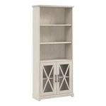 Lennox 5 Shelf Bookcase With Glass Doors Linen White Oak - Engineered Wood. Fixed Price $203.71.