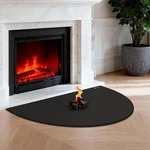 Fireproof Fireplace Mat & Hearth Rug 24 42INCH Half Round Stove Prote. Fixed Price $14.89.