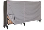 8FT Heavy Duty Vinyl Indoor Outdoor Firewood Storage Log Cover,brown 8". Fixed Price $53.70.