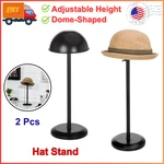 Mygift 2 Pcs Hat W/ Adjustable Height, Cowboy Rack Holder Freestanding. Fixed Price $48.59.