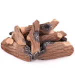 Barton 9PCS Realistic Fireplace Log Flame Decorative Large Ceramic Wood Firepit. Fixed Price $54.99.