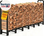 8FT Firewood Rack Outdoor Heavy Duty Logs Holder For Fireplace Indoor. Fixed Price $108.71.