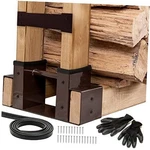 Pack Firewood Outdoor 2X4 Brackets For Lumber Storage. Fixed Price $49.69.