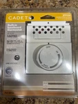 Cadet 08734 White Double-pole Built-in Thermostat Baseboard BTF2W. Fixed Price $18.99.