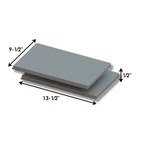 Hht Quadra-fire & Ecochoice Oem 2-PIECE Baffle (SRV7033-209). Fixed Price $149.99.