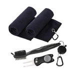 Aulock Golf And Brush Set -16" X24" Microfiber Towels With Clip, Men Cl.... Fixed Price $27.48.