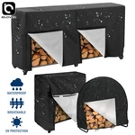 4FT/8FT Waterproof Firewood Cover Patio Log Rack Hoop Outdoor Storage. Fixed Price $29.99.