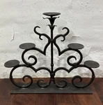 Pottery Barn Fireplace/centerpiece Wrought Iron Platform Candle Holder 15+LBS. Fixed Price $99.99.