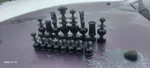 Old Wood Regency Chess Set Vintage With Box. Fixed Price $100.00.