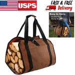 Firewood Log Carrier Bag Heavy Duty Holder Tote Outdoor Camping. Fixed Price $9.99.