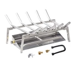 Skyflame 18-INCH Fireplace Log Grate With Dual Burner Pan And Connection Kit .... Fixed Price $278.99.