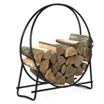 Casart 40" Firewood Log Rack Hoop Tubular Steel Storage Indoor/outdoor. Fixed Price $70.30.