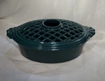 Vtg Vermont Castings Enameled Iron Lattice Wood Stove Steamer/humidifier. Fixed Price $99.95.