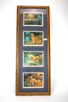Randy Mcgovern Yellow Labs Labrador Retriever Print Set Framed Hidden Wildlife. Fixed Price $30.00.
