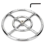 Stanbroil 12 Round Fire Pit Burner Ring Inch, Stainless Steel. Fixed Price $65.67.