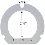 Harman Freestanding Pellet Stove Exhaust Tailpipe Gasket: 3-44-06179. Fixed Price $8.95.