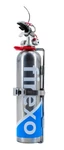 Firexo Small Stainless Steel Fires Extinguisher Dry Powder 500 Ml. Fixed Price $44.99.