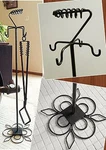 Wood Stove/fireplace Implement Stand, Custom Length, Made In By Blacksmith. Fixed Price $100.00.