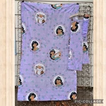 Vintage 90S Disney Aladdin Jasmine Curtain Set Two Panels One Tie Sash 39X66. Fixed Price $120.00.