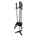 Vevor Fireplace Tool Set, And Holder - Black,. Fixed Price $53.87.
