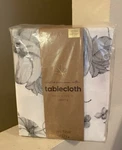 From The Hearth Pumpkin Oblong Cotton Tablecloth 60-102. Seats 8-10.. Fixed Price $34.99.