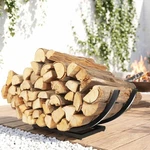 Curved Firewood Rack Holder: 30 Inch Outdoor Indoor - .... Fixed Price $58.38.