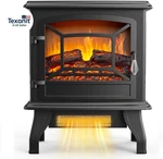Electric Fireplace Stove, 20''H Freestanding Space Heater With Temperat. Fixed Price $118.41.