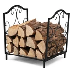 Topbuy Firewood Rack, Heavy Duty Small Holder For Fireplace,. Fixed Price $26.99.