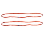 (2 Pack) Round Sling 12' Red 13200# Vertical 10600 Choker 26400 Basket. Fixed Price $98.39.